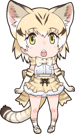 This is the Avatar Image for the Sand Cat (Kemono Friends) AI Voice and Text to Speech Generator